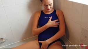 honour-baby-oil-wetlook-swimsuit-dildo-f